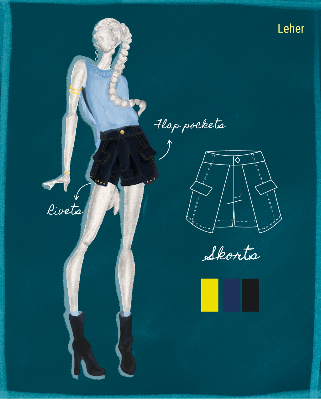 LEHER Skorts