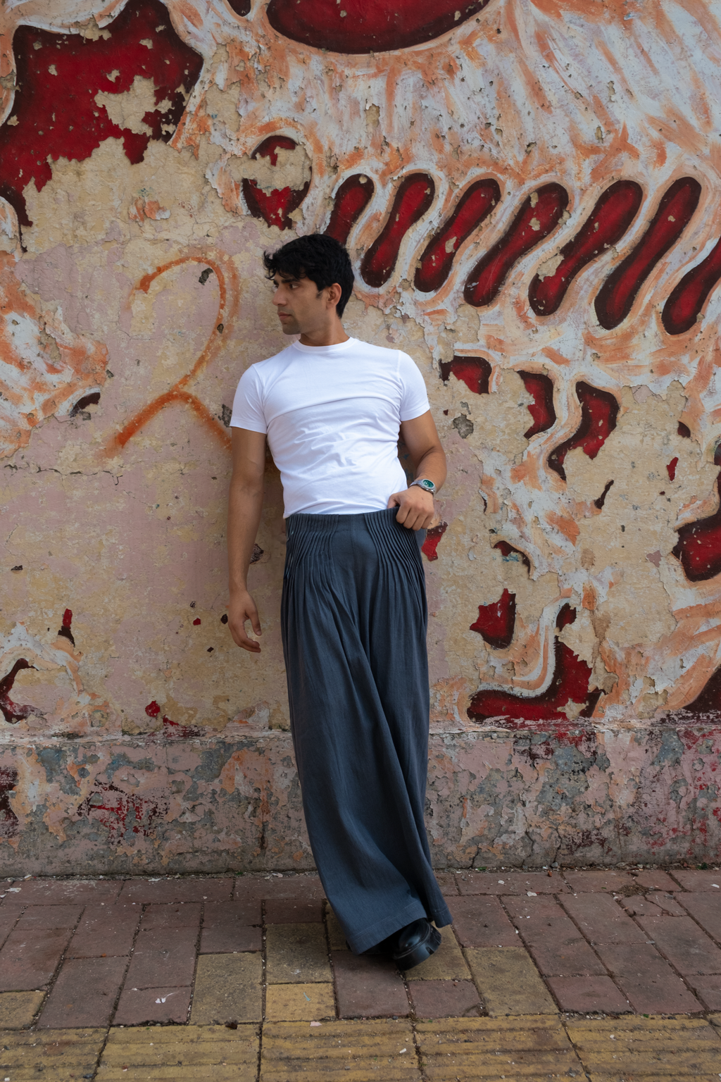 RAAHI Pleated Pants