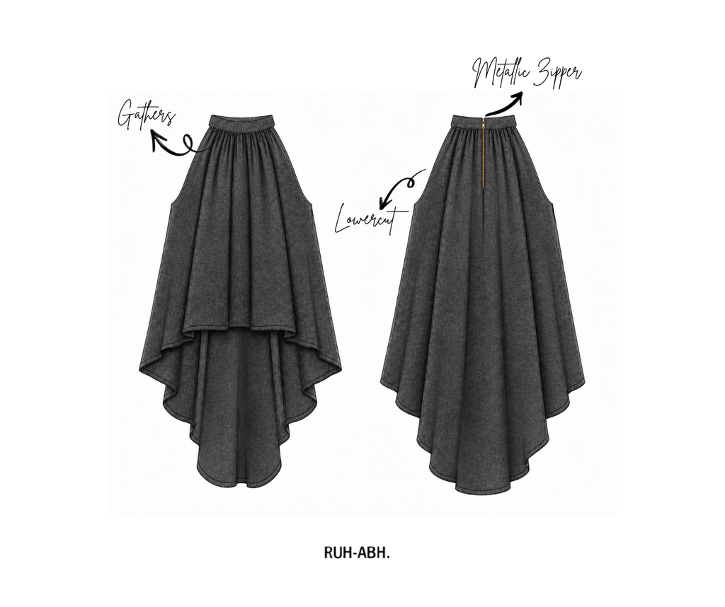 Noore Drapped top